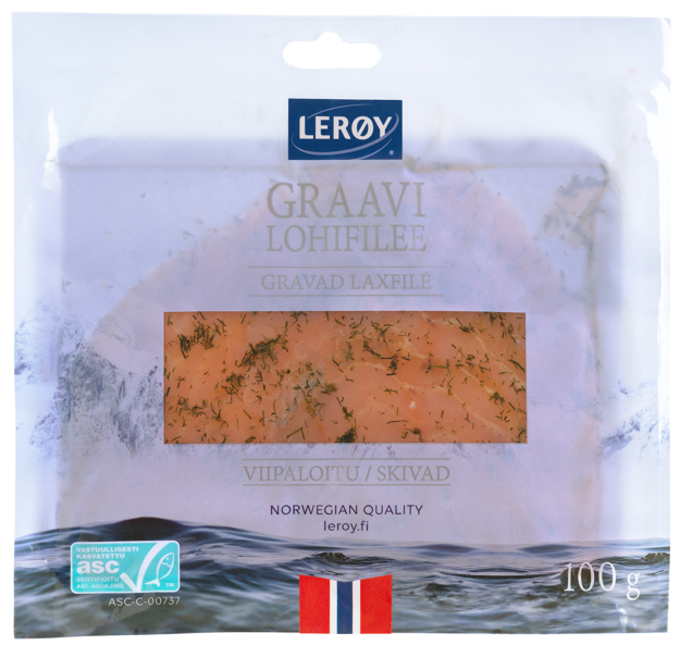 Graavilohisiivu 100g ASC