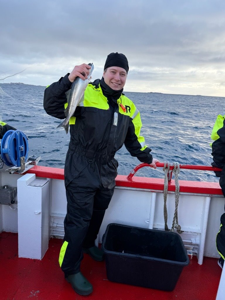 Bilde av Herman på merdkanten