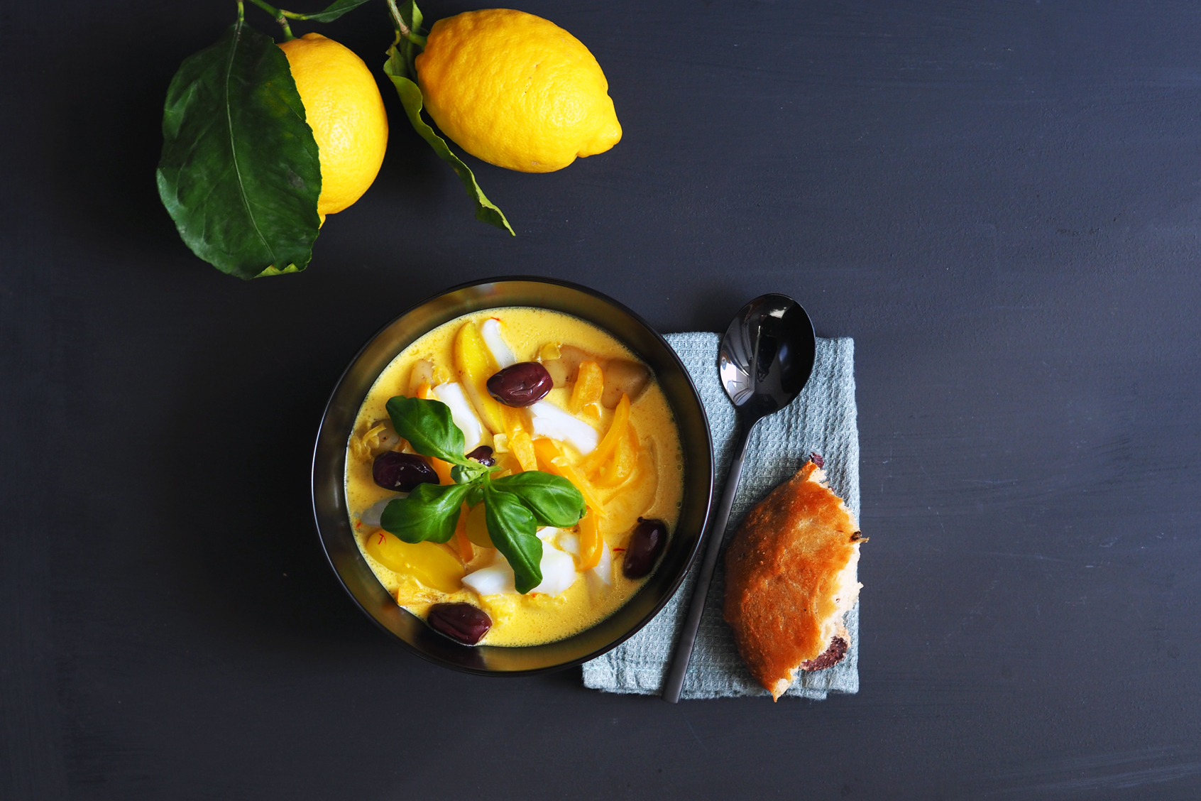 Fiskegryte med torsk og safran