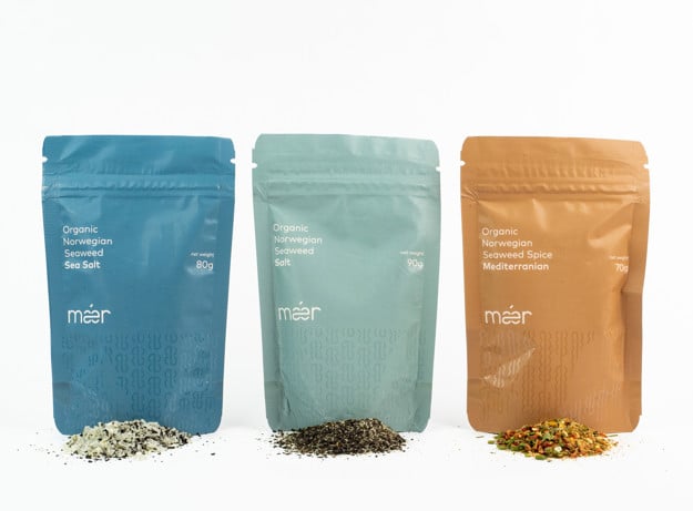 Mær organic norwegian seaweed salt