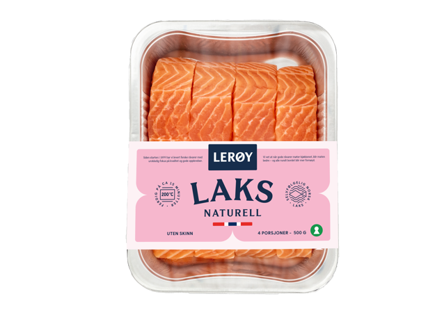 Laks porsjoner 4x125g