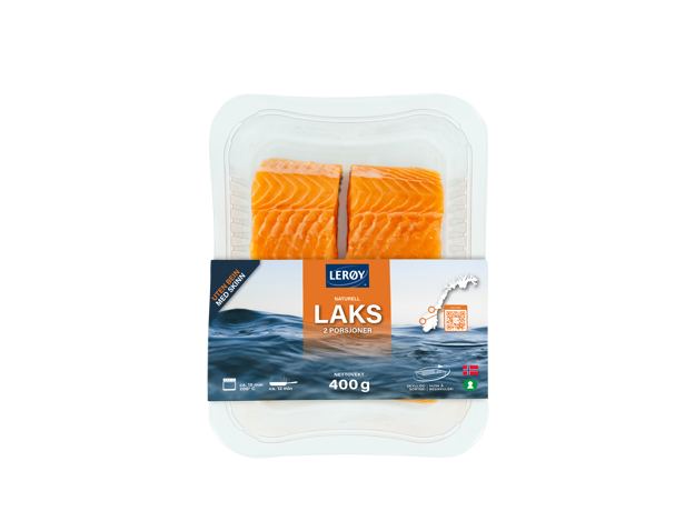 Laks naturell 400g