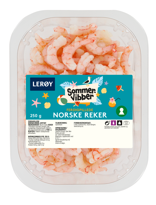 Reker Sommervibber produktbilde forpakning