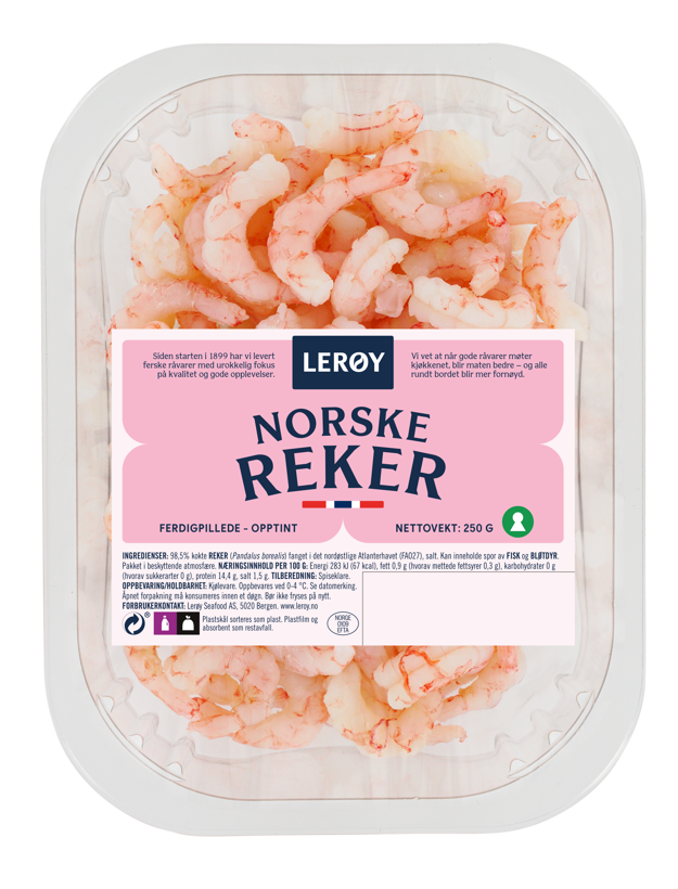 Lerøy ferdigpillede reker 
