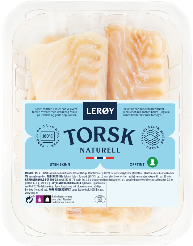 Torskefilet forpakning